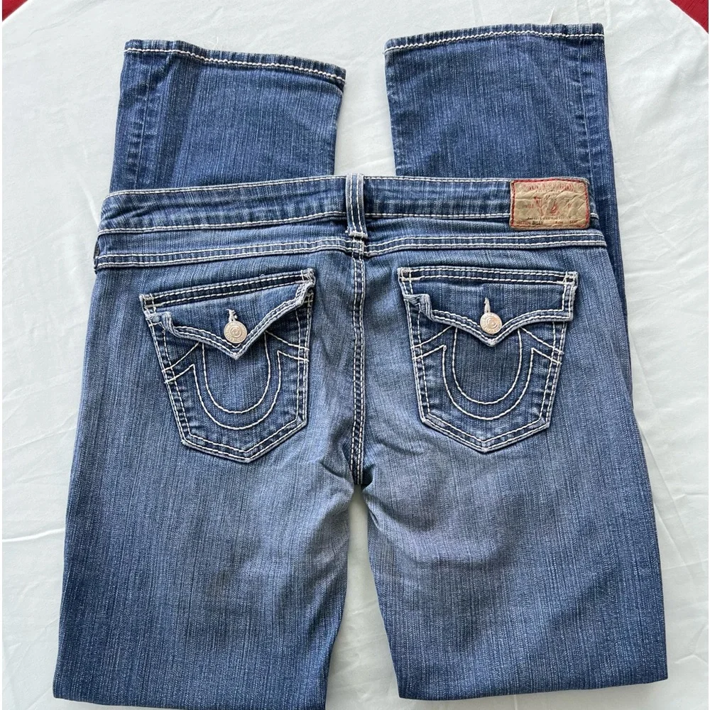 True  Religion Section Billy Men's Size 32 Blue Denim Straight Seat Jeans